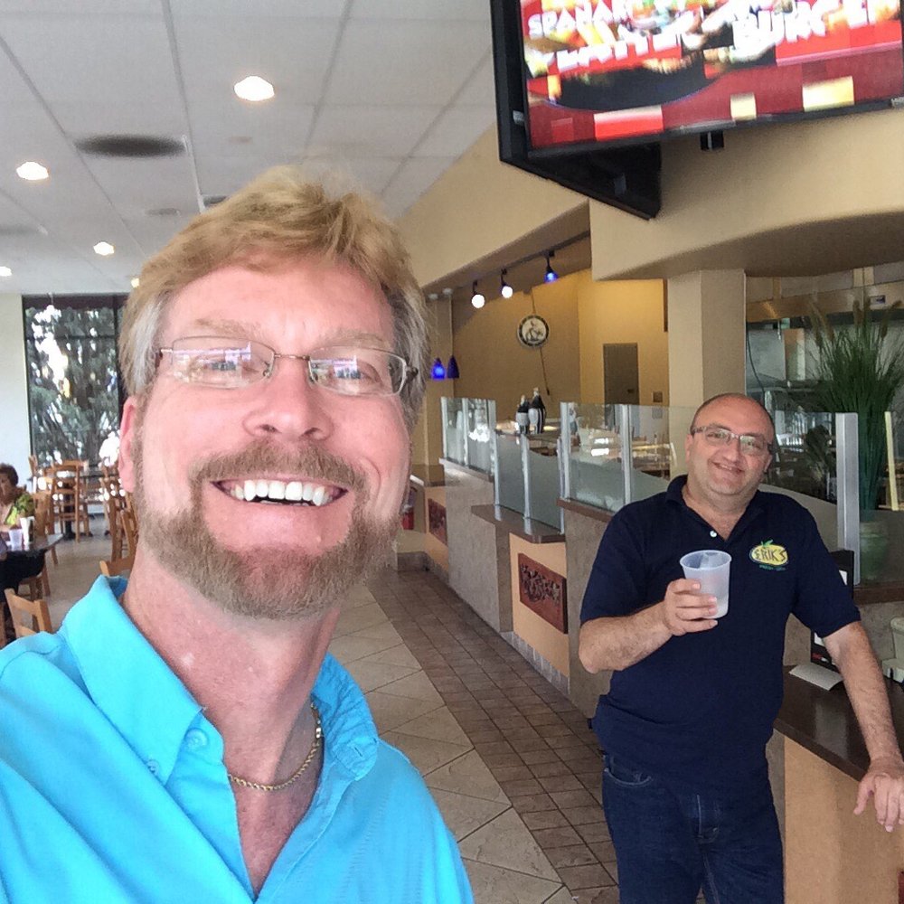 Erik's Fresh Grill - There's a beautiful casual atmosphere, very clean, and with beautiful background music - Greek Near Me - San Diego, California Erik's Fresh Grill - There's a beautiful casual atmosphere, very clean, and with beautiful background music - Greek Near Me - San Diego, California