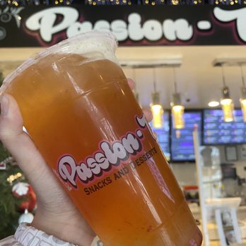 Passion-T Snacks & Desserts - sunkissed with crystal boba - Bubble Tea Near Me - San Jose, California Passion-T Snacks & Desserts - sunkissed with crystal boba - Bubble Tea Near Me - San Jose, California