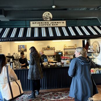 Spinning Jenny's Coffee Bar - Inside - Coffee & Tea Near Me - Biddeford, Maine