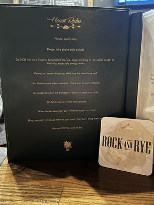 Menu photo 1 Rock and Rye San Antonio, TX Menu photo 1 Rock and Rye San Antonio, TX