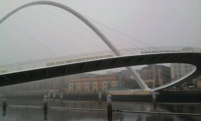 Gateshead Millennium Bridge by null