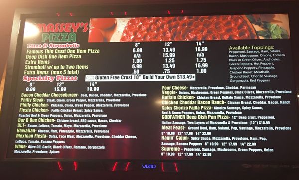 Menu photo 3 Massey's Pizza - Gahanna Columbus, OH Menu photo 3 Massey's Pizza - Gahanna Columbus, OH