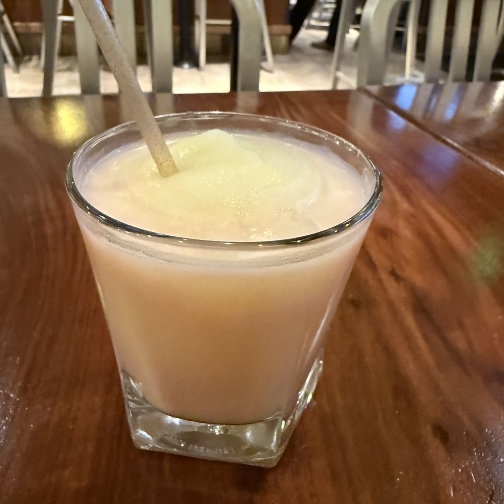 Strawberry coconut soju swirl Strawberry coconut soju swirl
