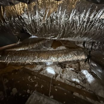 All Service Heating,Air and Plumbing - More trampled insulation (exposing the rafters). - Heating & Air Conditioning/HVAC Near Me - Mckinney, Texas All Service Heating,Air and Plumbing - More trampled insulation (exposing the rafters). - Heating & Air Conditioning/HVAC Near Me - Mckinney, Texas