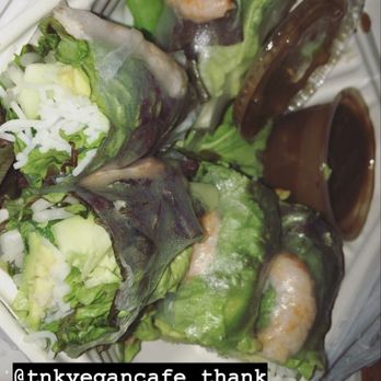 TNK Vegan Cafe - Fresh spring rolls - Vegan Near Me - Modesto, California TNK Vegan Cafe - Fresh spring rolls - Vegan Near Me - Modesto, California