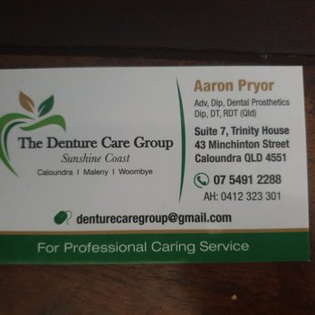 Denture Care Caloundra - Business card - Dentists Near Me - Caloundra, QLD Denture Care Caloundra - Business card - Dentists Near Me - Caloundra, QLD