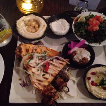 Arabella - The Mixed plate !!! Yummmm also with Turkish breads! - Middle Eastern Near Me - Newtown, NSW