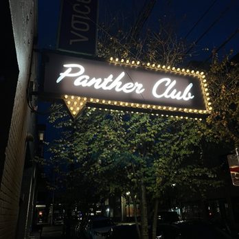 Panther Club - Signage outside - Cocktail Bars Near Me - Portland, Oregon Panther Club - Signage outside - Cocktail Bars Near Me - Portland, Oregon