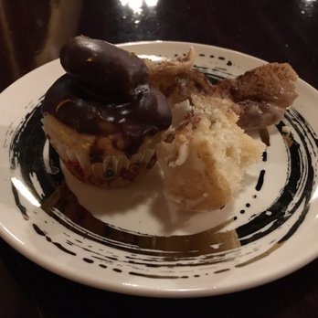 Fav Bistro - A tasting of sweet roll (vegan!), and a teeny chocolate orange eclair - Desserts Near Me - Holladay, Utah Fav Bistro - A tasting of sweet roll (vegan!), and a teeny chocolate orange eclair - Desserts Near Me - Holladay, Utah