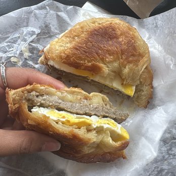 Koupa Espresso Bar - Croissant egg, sausage, and cheese - Coffee & Tea Near Me - Haddon Township, New Jersey Koupa Espresso Bar - Croissant egg, sausage, and cheese - Coffee & Tea Near Me - Haddon Township, New Jersey