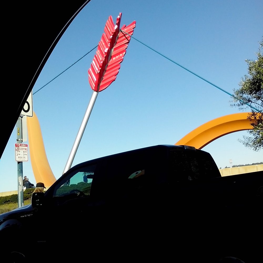 Cupid's Span - The only view we were able to get. From the car - Landmarks & Historical Buildings Near Me
