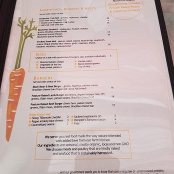 Nourish Sequim - Menu in June 2018 - Gluten-Free Near Me - Sequim, Washington