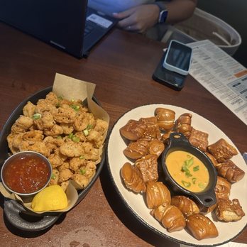 Bar Louie - Music Factory - Thai Crispy Calamari & New Bavarian Pretzels - Bars Near Me - Irving, Texas