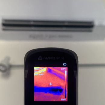 Wilson's Plumbing & Heating - Thermal showing uneven coil temps, signs of undercharge - Plumbing Near Me - Pacific Grove, California Wilson's Plumbing & Heating - Thermal showing uneven coil temps, signs of undercharge - Plumbing Near Me - Pacific Grove, California