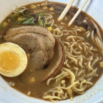 Hoshi Ramen - Hoshi ramen with miso soup base - eating at home - Ramen Near Me - Fort Worth, Texas