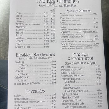 Ernesto's Diner - Breakfast June 2023 - Diners Near Me - Owego, New York