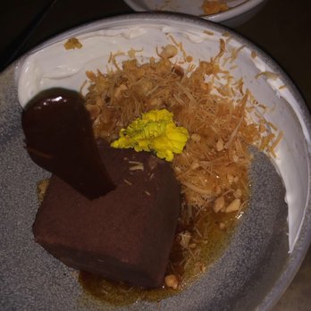 Byblos Miami - Chocolate mousse and honey ice cream - Mediterranean Near Me - Miami Beach, Florida