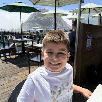 Tognazzini's Dockside Too - My son patiently waiting for his fish and chips - Seafood Near Me - Morro Bay, California Tognazzini's Dockside Too - My son patiently waiting for his fish and chips - Seafood Near Me - Morro Bay, California