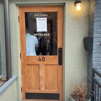 Mid City Restaurant - Entrance is on the side of the building - Tapas Bars Near Me - Cincinnati, Ohio