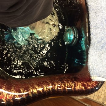 Sapa Nail Spa - Happy footsies in the beautiful tortoise shell basin - Nail Salons Near Me - Lincoln, Nebraska