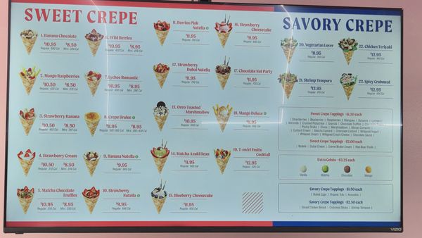 Menu photo 2 T-Swirl Crepe Alpharetta, GA Menu photo 2 T-Swirl Crepe Alpharetta, GA