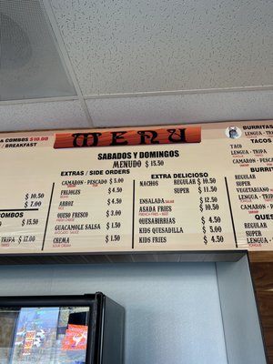 Menu photo 3 Taqueria Los Milagros Manteca, CA Menu photo 3 Taqueria Los Milagros Manteca, CA