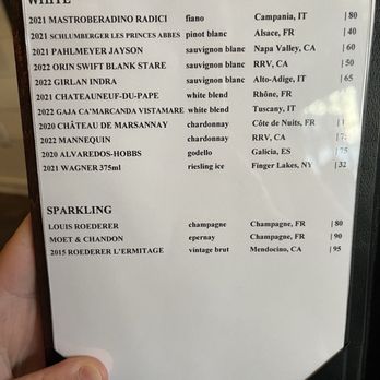 The Stirling Tavern - Wine menu - Bars Near Me - Morristown, New Jersey The Stirling Tavern - Wine menu - Bars Near Me - Morristown, New Jersey