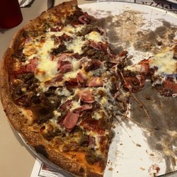 Classic Pizza & Family Restaurant - Meat lovers pizza.