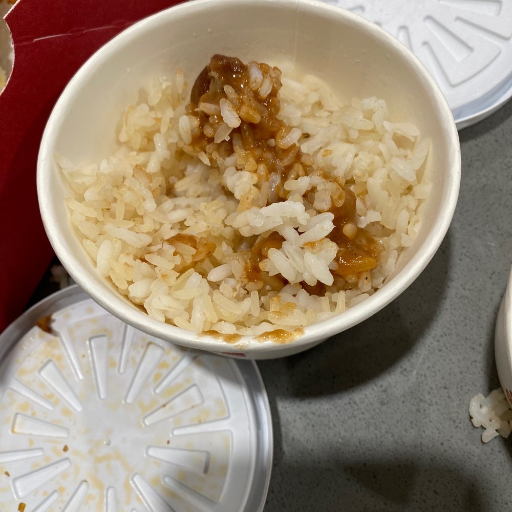 Krispy Krunchy Chicken - Old rice. Inedible. - Fast Food Near Me - Miami, Florida