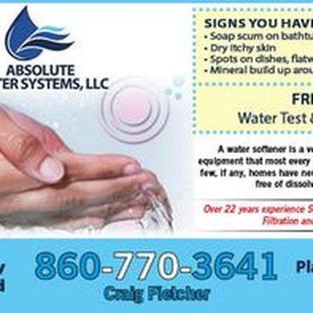 Absolute Water Systems - Water Purification Services Near Me - Plantsville, Connecticut Absolute Water Systems - Water Purification Services Near Me - Plantsville, Connecticut