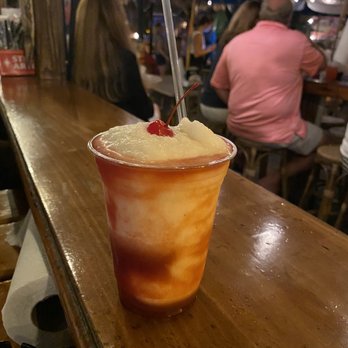 Bamboo Beach Bar & Grill - Revitalizing Lava Flow (with Stoli) - New American Near Me - Madeira Beach, Florida