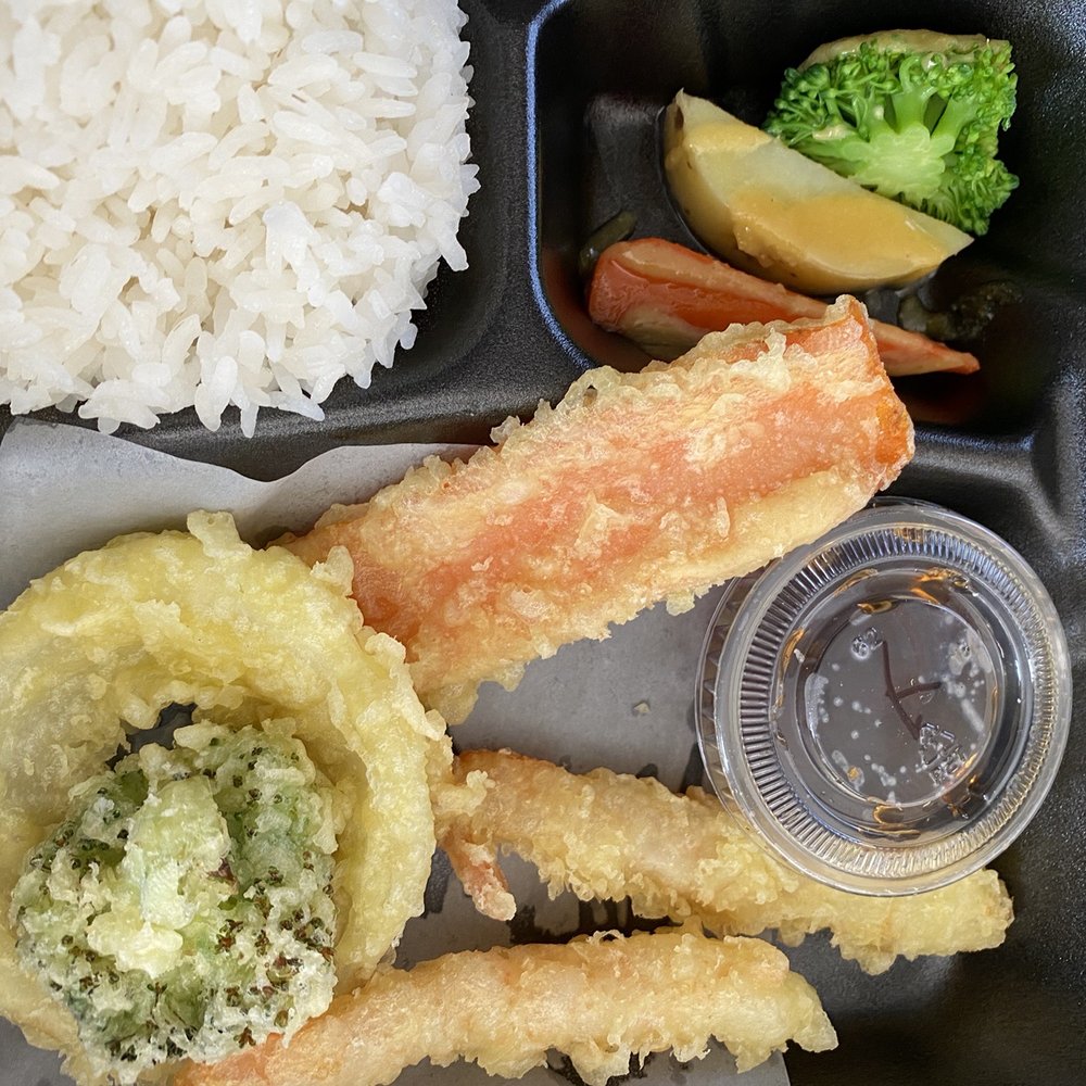 Tona - Bento Shrimp tempura and California roll - Sushi Bars Near Me - Ogden, Utah Tona - Bento Shrimp tempura and California roll - Sushi Bars Near Me - Ogden, Utah