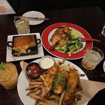 Sharps Roasthouse - Fish and Chips, rotisserie chicken - American Near Me - SeaTac, Washington