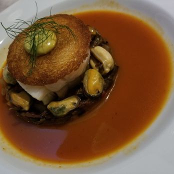 Allora - Cod and mussels with special sauce - Wine Bars Near Me - Sacramento, California