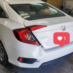 Before (look at the big dent)