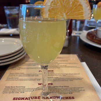 Riverside Brewery and Restaurant - mimosa - New American Near Me - West Bend, Wisconsin