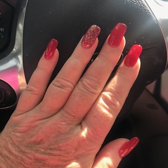 TN Nails - Acrylic tips with SNS - lasted 4 weeks!!! by Kim - Nail Salons Near Me - Brunswick, Georgia