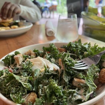 Longleaf - Kale caesar salad with added chicken breast. - New American Near Me - Atlanta, Georgia