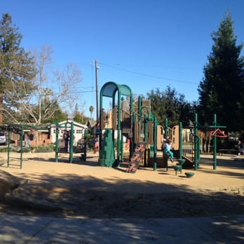 Mercy-Bush Park - Play structure with sand around the perimeter - Parks Near Me - Mountain View, California Mercy-Bush Park - Play structure with sand around the perimeter - Parks Near Me - Mountain View, California