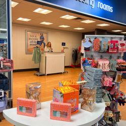 Marshalls - Attended dressing rooms for tying on items before you purchase.