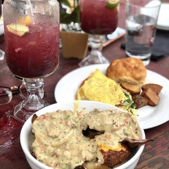 Maxine's On Shine - Chicken biscuits/gravy and Sangria - New American Near Me - Orlando, Florida Maxine's On Shine - Chicken biscuits/gravy and Sangria - New American Near Me - Orlando, Florida