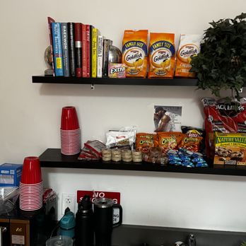 Lost Oasis Records - Community kitchen filled with snacks for clients - Recording & Rehearsal Studios Near Me - Phoenix, Arizona Lost Oasis Records - Community kitchen filled with snacks for clients - Recording & Rehearsal Studios Near Me - Phoenix, Arizona