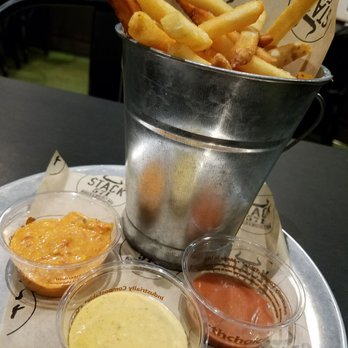 Stack 571 Burger & Whiskey Bar - Regular Fries.. so off the hook.. it don't even belong 2 the wall! - Burgers Near Me - Tacoma, Washington Stack 571 Burger & Whiskey Bar - Regular Fries.. so off the hook.. it don't even belong 2 the wall! - Burgers Near Me - Tacoma, Washington