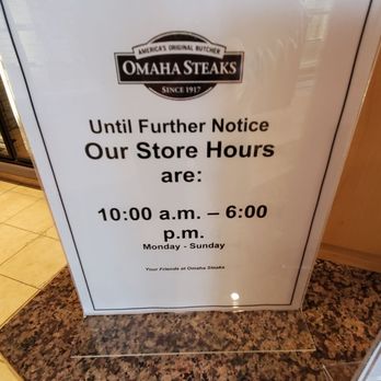 Omaha Steaks - Effective hours: 3/23/2020 till ??? - Meat Shops Near Me - Royal Oak, Michigan