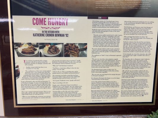 Menu photo 2 Bowman's Restaurant Resaca, GA Menu photo 2 Bowman's Restaurant Resaca, GA