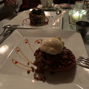 National Hotel - Dessert -Walnut apple nut tart and peanut butter explosion - Hotels Near Me - Frenchtown, New Jersey National Hotel - Dessert -Walnut apple nut tart and peanut butter explosion - Hotels Near Me - Frenchtown, New Jersey