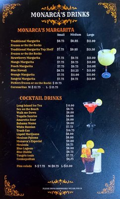 Menu photo 4 Monarca Mexican Resturant Marion, MS