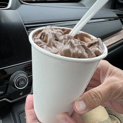 Hoffman's Drive In - Chocolate Concrete Custard Treat