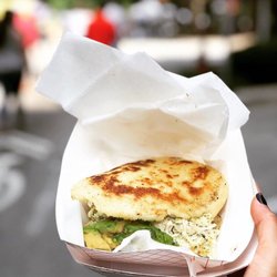 The Arepa Chef - Reina Pepiada (Arepa) - Chicken Salad + Avocado. Best Seller!!