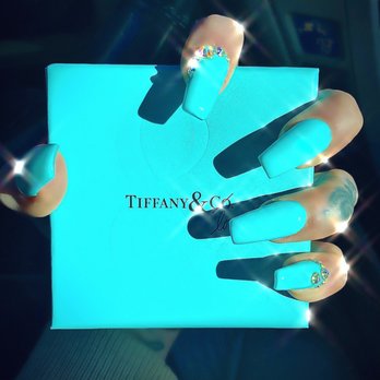 iPolish - Tiffany & Co nails by Joy - Nail Salons Near Me - San Diego, California